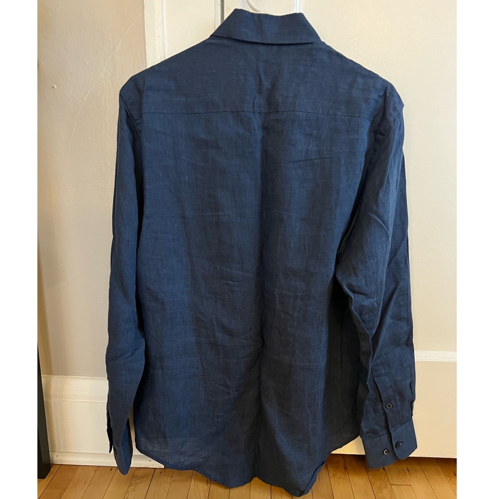 Joseph Abboud Linen Button Down Size M - image 2